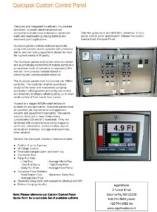 Custom Control Panel Brochure