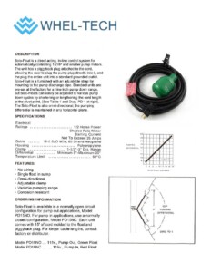 3'' Mercury Plug-In Control Float Switch Brochure