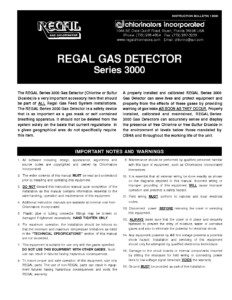 Chlorine Leak Detector Brochure