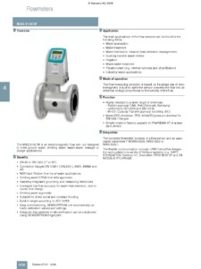 Flow Meter Sensor Brochure