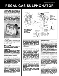 720/726 Series Sulphonator Brochure